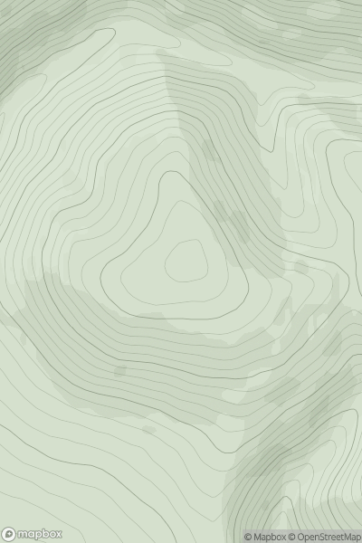 Thumbnail image for Brown Hill [The Glenkens to Annandale] [NS836111] showing contour plot for surrounding peak